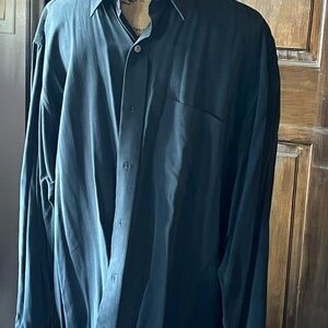 Lucchese Men's Casual Button Down Shirt - Black